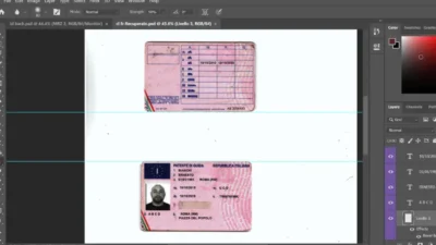 Italy Driver License Template – Editable PSD V3