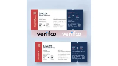 Airline Ticket Voucher Template