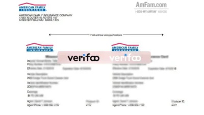 American Family insurance Template