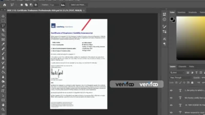 Axa Employer Liability Insurance PSD Template
