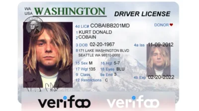 Washington drivers License Template PSD – Drivers License Template v1