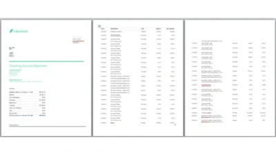 Robinhood Bank Statement Template