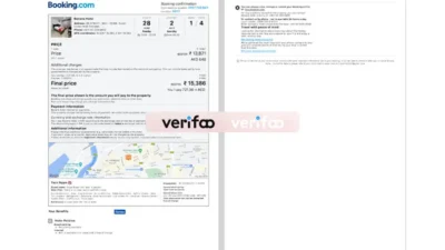 UAE Hotel Booking Confirmation Template in word and pdf format