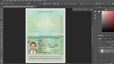 Kazakhstan Passport Template Psd (2009 – Present)