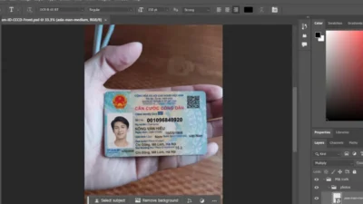 Vietnam ID Card PSD Template