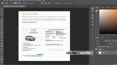 Progressive Car Insurance PSD Template
