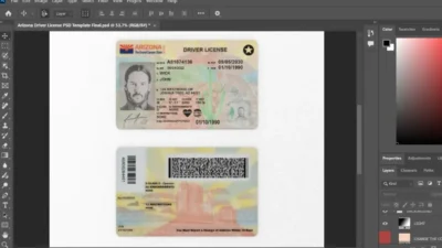 Arizona Driving License Psd Template New (2025)