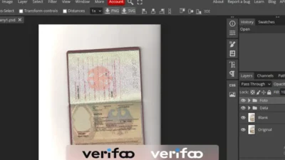 Free download Germany passport psd template