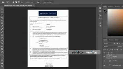 MGA Employer Liability Insurance PSD Template