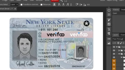 New York Driver License PSD Template V2
