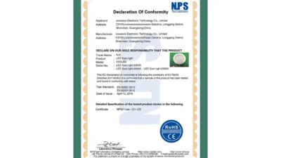 RoHs Test Report EU RoHS Testing and Certification Template