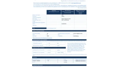 Luxembourg Creos Gas Utility Bill Template In Word And PDF Format