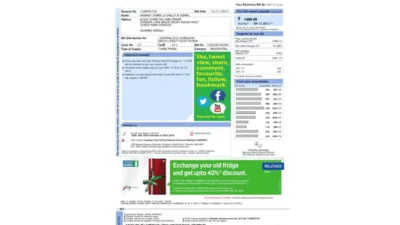 Hong Kong Utility Bills PDF Template