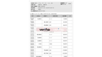 Japan MUFG Bank Statement Template