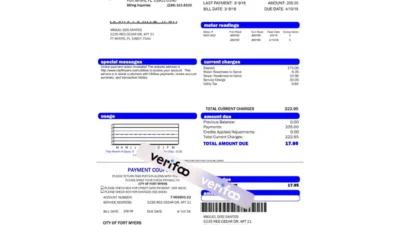 Florida Utility Bil Template 652023