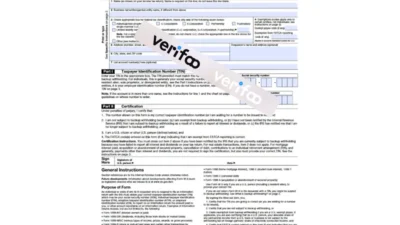 USA W-9 Form Template In Word And PDF Format
