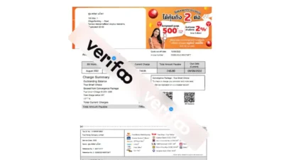 Thailand True Bill Template in Word And PDF Format