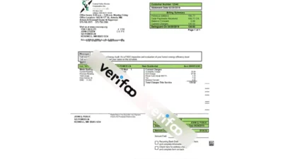 New Mexico CVE Utility bill template