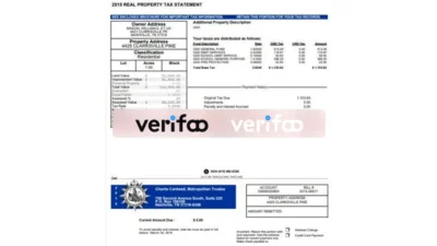 usa nashville real property tax statement template