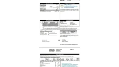 TEXAS-NEW MEXICO TXU Energy Utility Bill Template