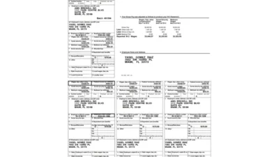 USA AMG BRICKELL INC Form W-2 Wage and Tax Statement Word And PDF Template (2 Pages)