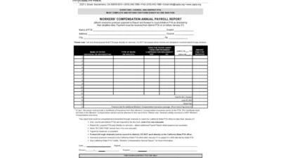 California state PTA payrol template
