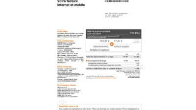 France Orange S.A. Template in Word and PDF Format