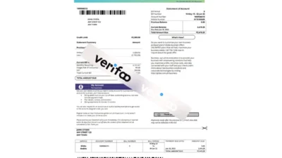 philipines Globe Business utility bill template