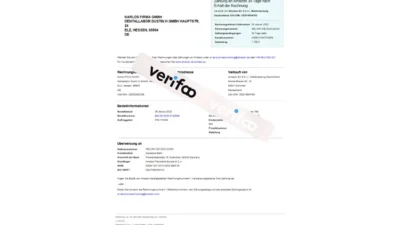 Amazon Business Invoice Word And Pdf template v2023