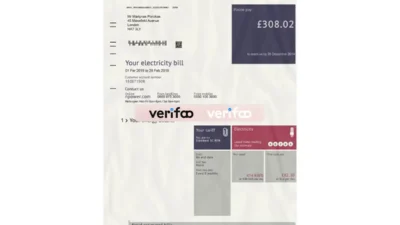 Npower energy Utility Bill PSD Template v2