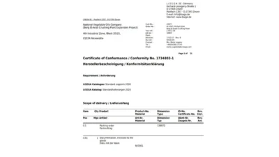 Germany Certificate of Conformity Template in Word and PDF Format