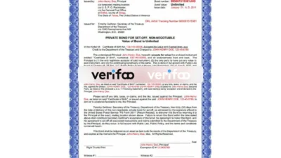 Birth Certificate Bond Template v1