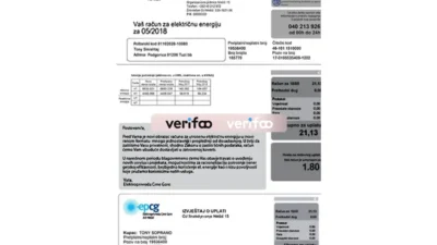 Thailand Utility Bill PSD Template v3