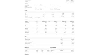USA Electronic Arts Inc Pay Stub Word And PDF Template