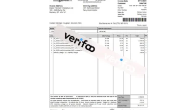 Canada Standard Building Supplies Sales Invoice Template
