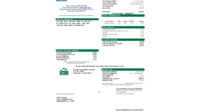 USA ECUA Utility Bill Template In Word And PDF Format