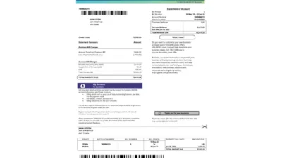 Philippines Globe Business Utility Bill Template In Word And PDF Format