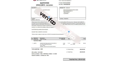 Ukraine Zalkine Utility Bill Template