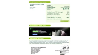 Malaysia Maxis Broadband Invoice Word And PDF Template (17 Pages)