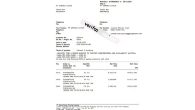 Indonesia Utility Bill Template v3