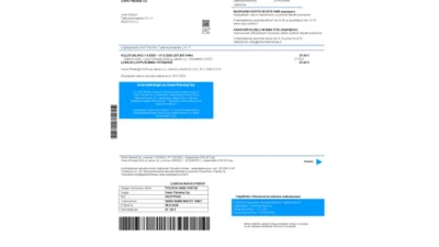 Finland Oomi Palvelut Oy Electricity Utility Bill Word And PDF Template