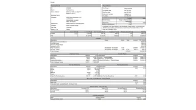 USA CVS Health PayStub Word and PDF Template