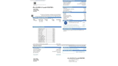 USA Oklahoma City of Broken Arrow Utility Bill Word And PDF Template