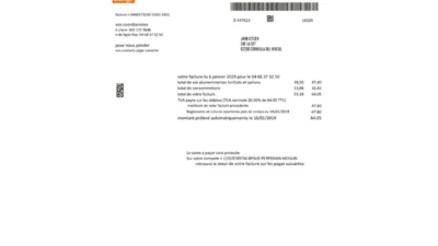 France Orange Utility Bill Template In Word And PDF Format