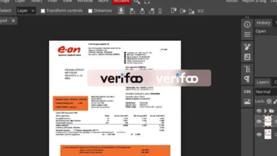 Hungary e.on Utility Bill Psd Template