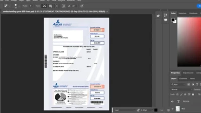 Aurora Energy Utility psd template