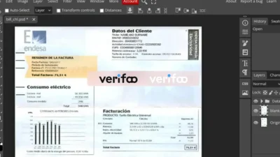 Fake Endesa Chile Utility Bill PSD template