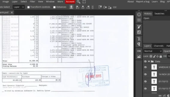 Armenia Utility Bill – Proof of address PSD template