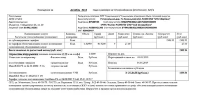 Belarus Gomel energo utility bill template