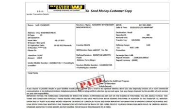 Western Union Money Transfer Template V2